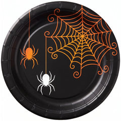 Spooky Spider 6.75" Halloween Paper Plates