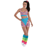 Retro 80s Workout Costume Set - Small/Medium