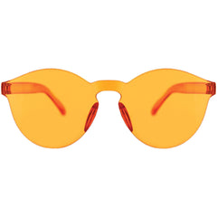 Vibrant Orange Frameless Party Glasses