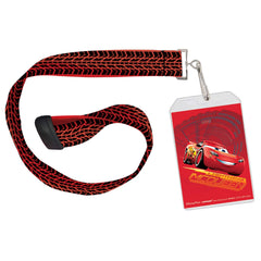 Disney Cars 3 Lightning McQueen ID Lanyard and Card Holder