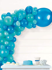 Caribbean Blue Balloon Garland Kit for Stunning Party Decor