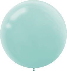 Pastel Assorted 24" Latex Balloons, 4-Pack