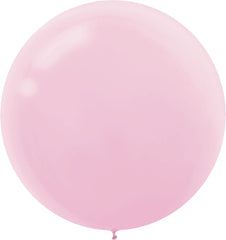 Pastel Assorted 24" Latex Balloons, 4-Pack