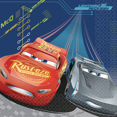 Disney Cars 3 Racing Adventure Lunch Napkins, 16-Pack