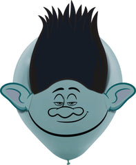 Trolls World Tour Latex Balloon Decorating Kit, 12-Inch, 6-Pack