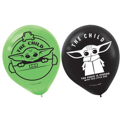The Mandalorian The Child Latex Balloons - 6 Pack