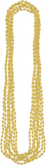 Gold Metallic Bead Necklace Pack - Perfect for Team Spirit and Celebrations