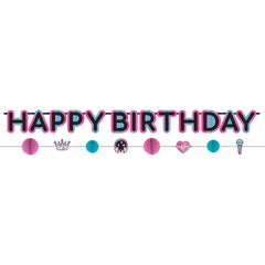 Internet Famous Double Birthday Banner Set - Pink, Blue, Black