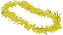 Vibrant Yellow Tinsel Lei for Summer Celebrations