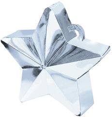Silver Star Balloon Weight Accessory for Parties