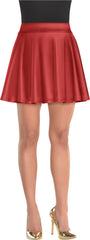 Red Flare Skirt - One Size