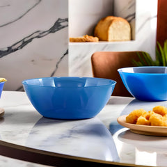 Royal Blue 10 Qt Plastic Serving Bowl
