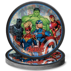 Marvel Avengers 9" Round Paper Plates