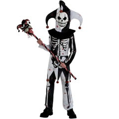 Boys' Menacing Jester Costume - Child XL (14-16)