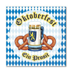 Oktoberfest Harvest Beverage Napkins - 16 Count
