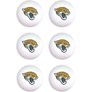 Jacksonville Jaguars Ping Pong Ball Set - 6 Pack