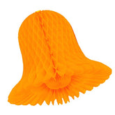 11 In. Orange Honeycomb Tissue Bell