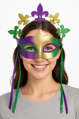 Deluxe Mardi Gras Masquerade Mask