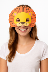 Get Wild Jungle Animal Paper Masks - 8-Pack for Kids Birthday Parties