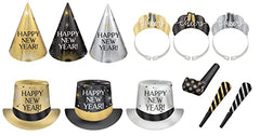 Amscan Party City New Years 50 Person Kit 2025 New Years