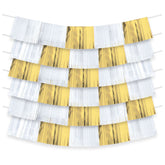 Class 101 - Fringe Hanging Garland Banner Decoration, Assorted Colours, 10-in, for Birthday/Christmas/New Year's Eve/Graduation