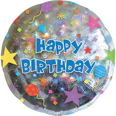 Urban Air - Vibrant 18 In. Happy Birthday Foil Balloon - 1 Ct.