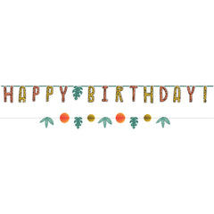 Little Gym - Jungle Theme "Get Wild" Birthday Banner Kit - 2 Pack - 2 Ct.