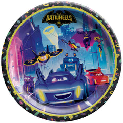 Little Gym - Warner Bros Batwheels 9" Round Paper Plates - 1 Ct.