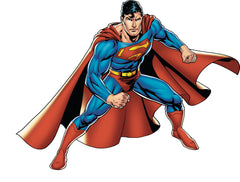 Little Gym - DC Justice League "Zap Pow Boom" Plastic Scene Setter Background Decoration with Photo Booth Props, Multi-Coloured, 65-in, for Birthday Party - 16 Ct.