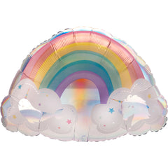 Little Gym - Magical Rainbow Unicorn Foil Balloon - 1 Ct.