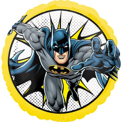 Little Gym - 18" Batman Foil Balloon - Superhero Birthday Party Decoration - 1 Ct.