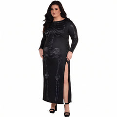 Plus Size Skeleton Dress - Halloween Costume