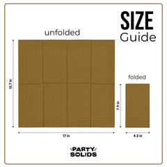 Gold Guest Towel Napkins - 40 Ct.