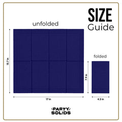 Navy Guest Towel Napkins - 40 Ct.
