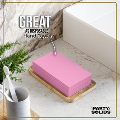 Pink Guest Towel Napkins - 40 Ct.