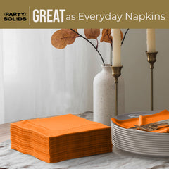 Orange Dinner Napkins - 50 Ct.