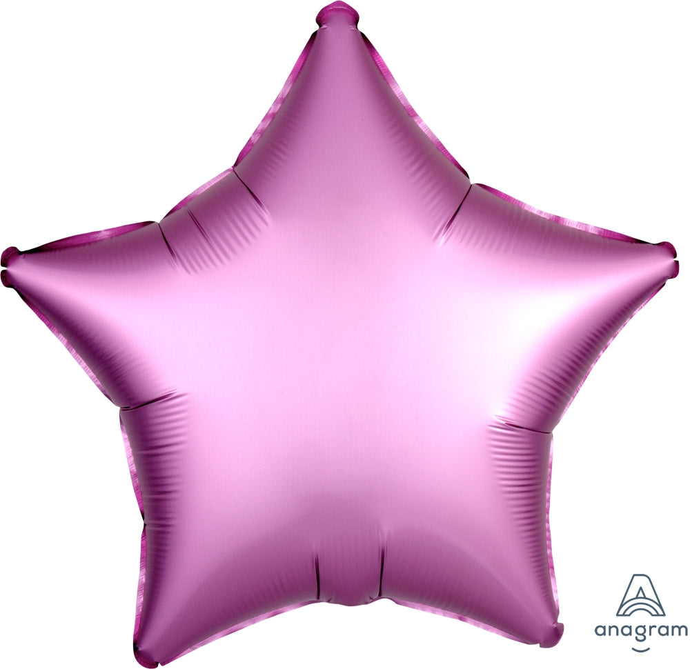 18 inch Satin Luxe Flamingo star foil balloon