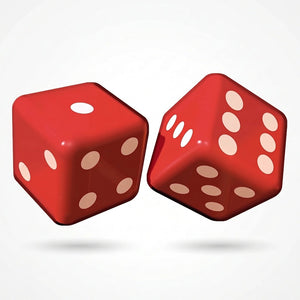 Large Inflatable Dice Decorations - 2-Pack