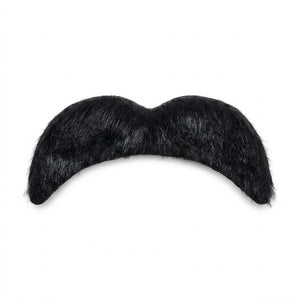 Black Halloween Moustache Costume Accessory