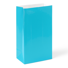Blue Paper Treat Bags for Kids' Parties