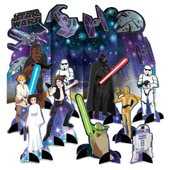 PMA - Star Wars Galaxy of Adventures Table Decorating Kit - 11 Piece Set