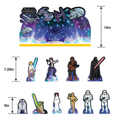 PMA - Star Wars Galaxy of Adventures Table Decorating Kit - 11 Piece Set
