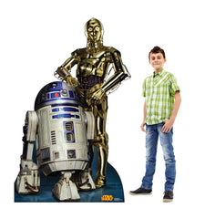 PMA - Star Wars R2-D2 & C-3PO Cardboard Standee - 72" x 45"