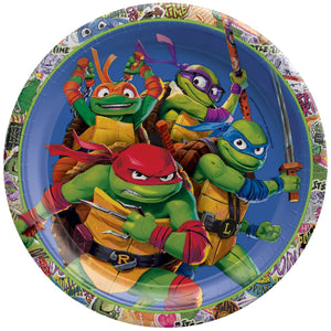 PMA - Teenage Mutant Ninja Turtles 9-Inch Round Paper Plates - 8 Pack