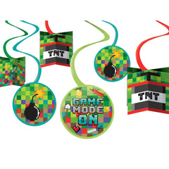 PMA - Game Mode Pixel Party Swirl Decorations
