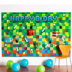 PMA - Pixel Party Deluxe Birthday Scene Setter Kit
