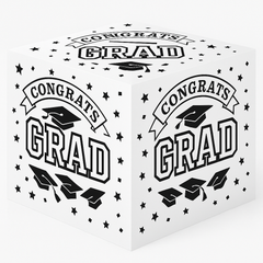 Graduation Card Holder Box - White, 12 Inches