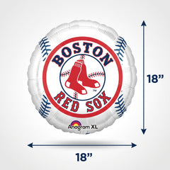 Boston Red Sox 18" Mylar Foil Balloon - Official MLB Party Decor