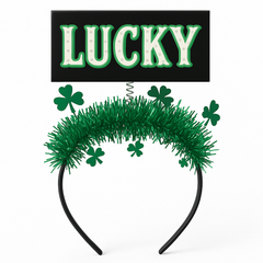 Lucky Light-Up Shamrock Headband for St. Patrick's Day