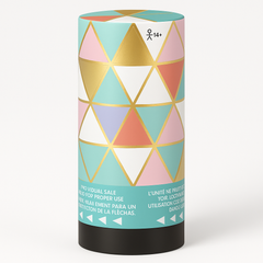 Metallic Gold & Pastel Confetti Party Poppers - 2 Pack